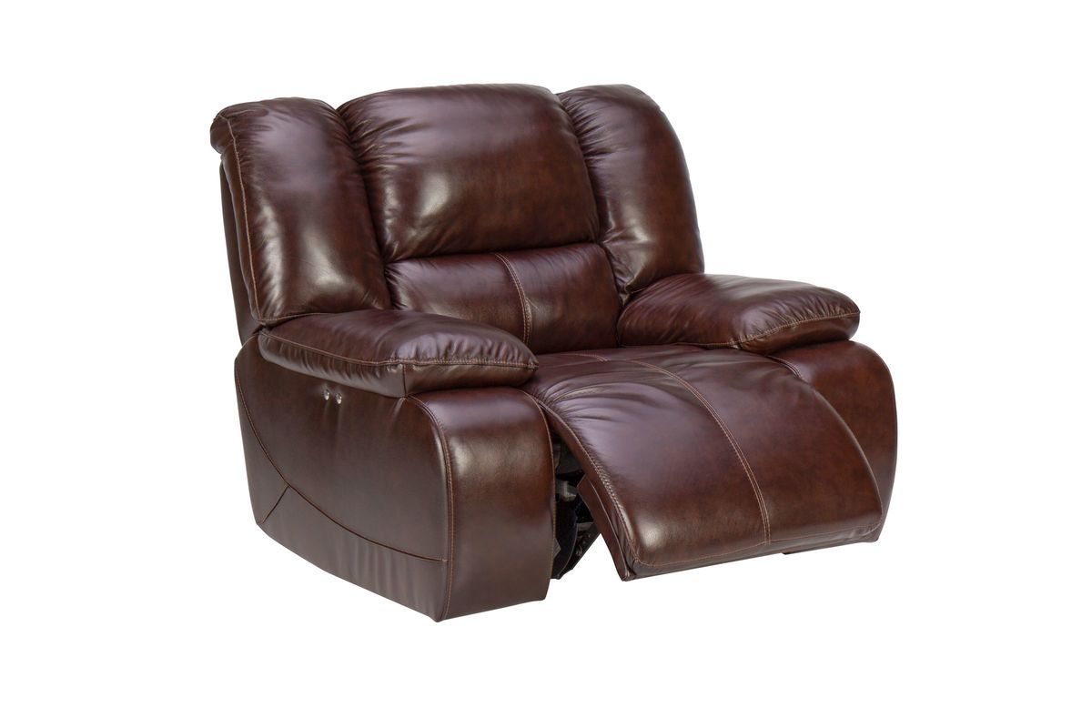 Amarillo Power Glider Leather Recliner at GardnerWhite