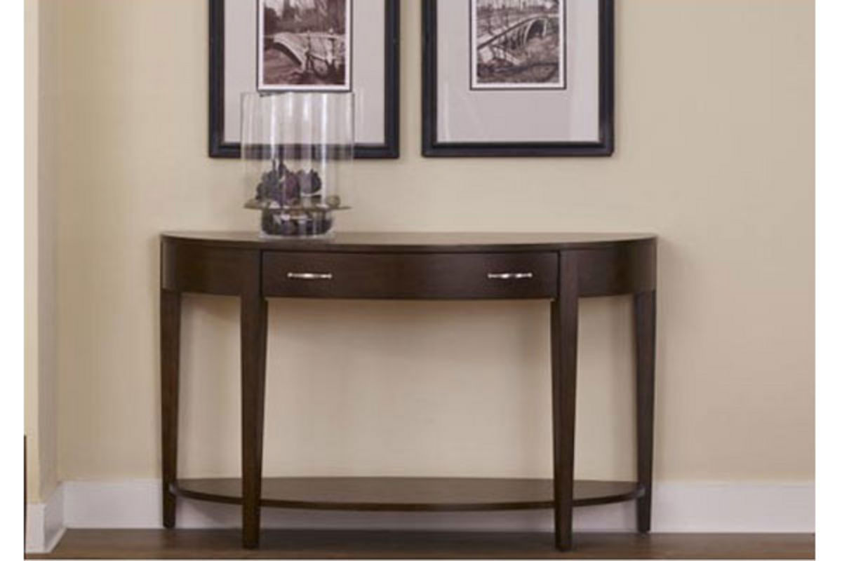 Cherry Sofa Table at GardnerWhite