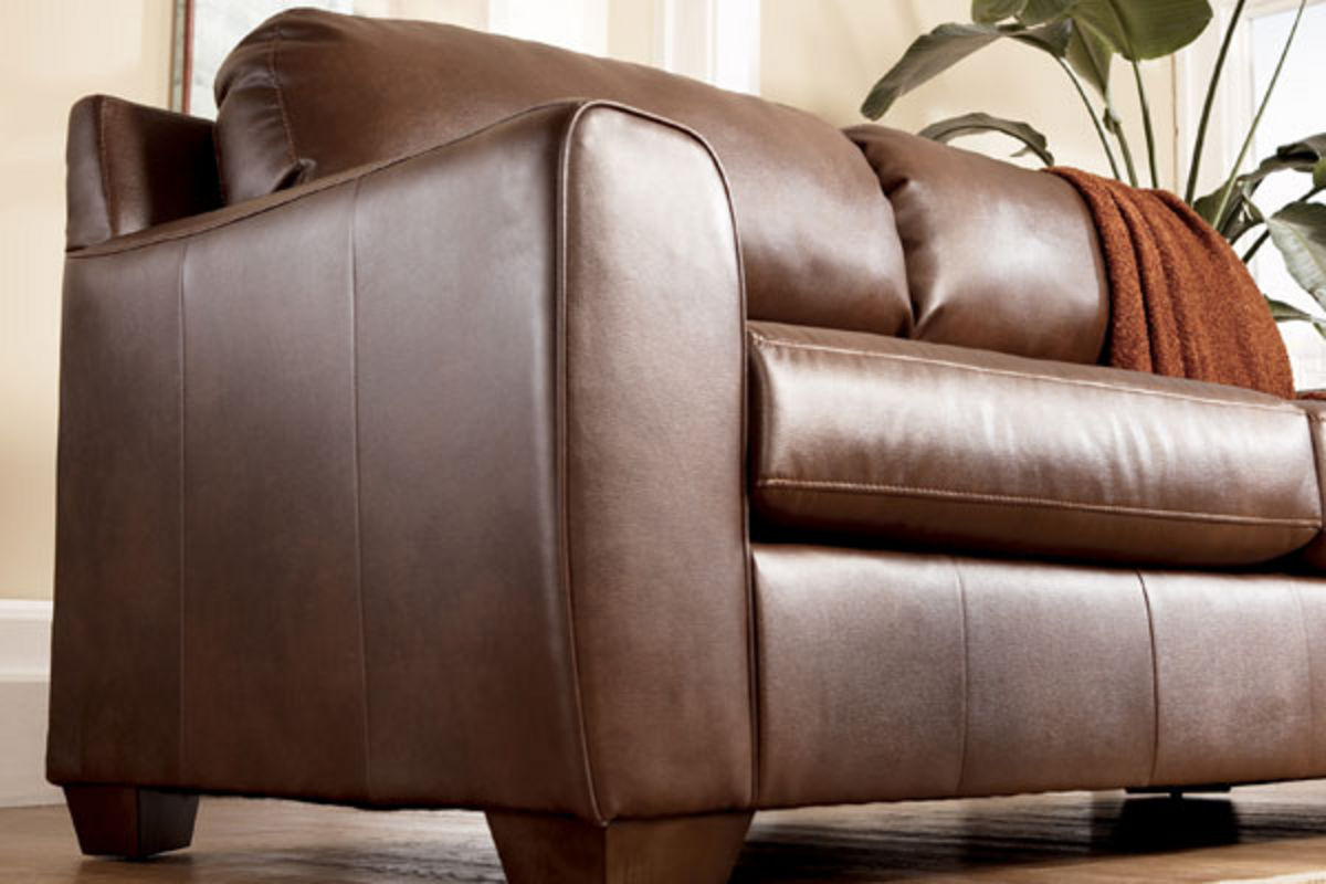 Bark DuraBlend™ Leather Sleeper Sofa at GardnerWhite