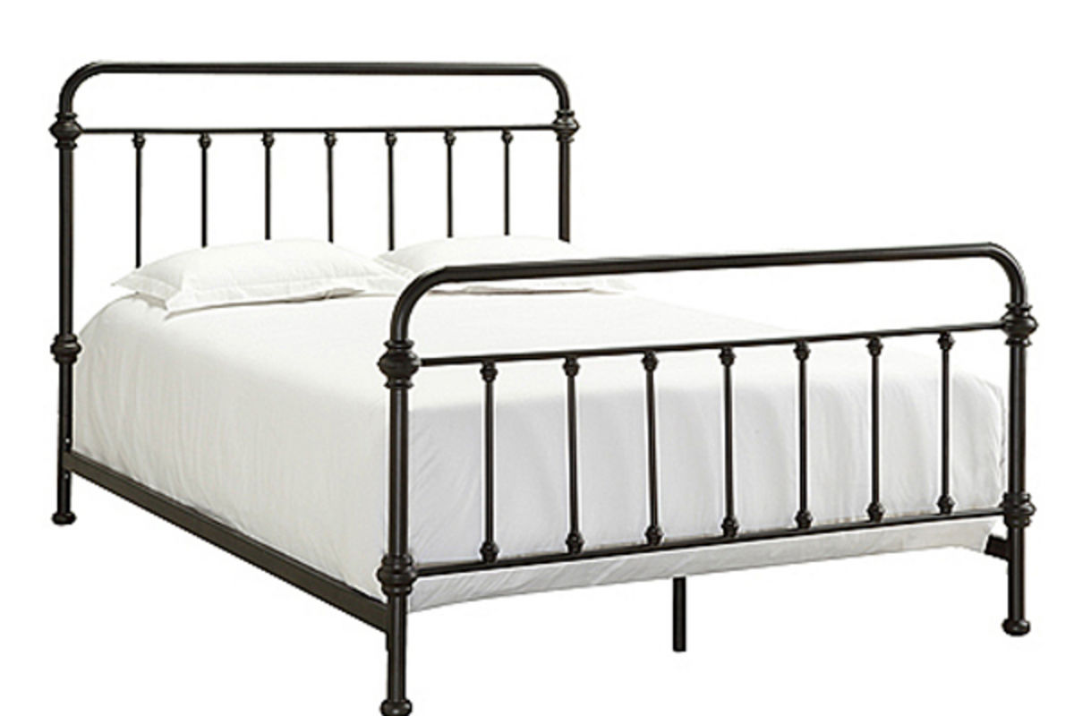 Sandra Queen Size Metal Bed at GardnerWhite
