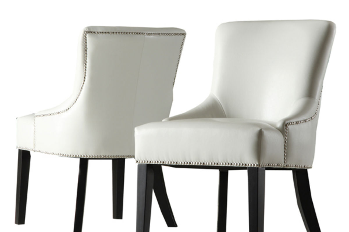 Simone White Chairs QTY2 at GardnerWhite