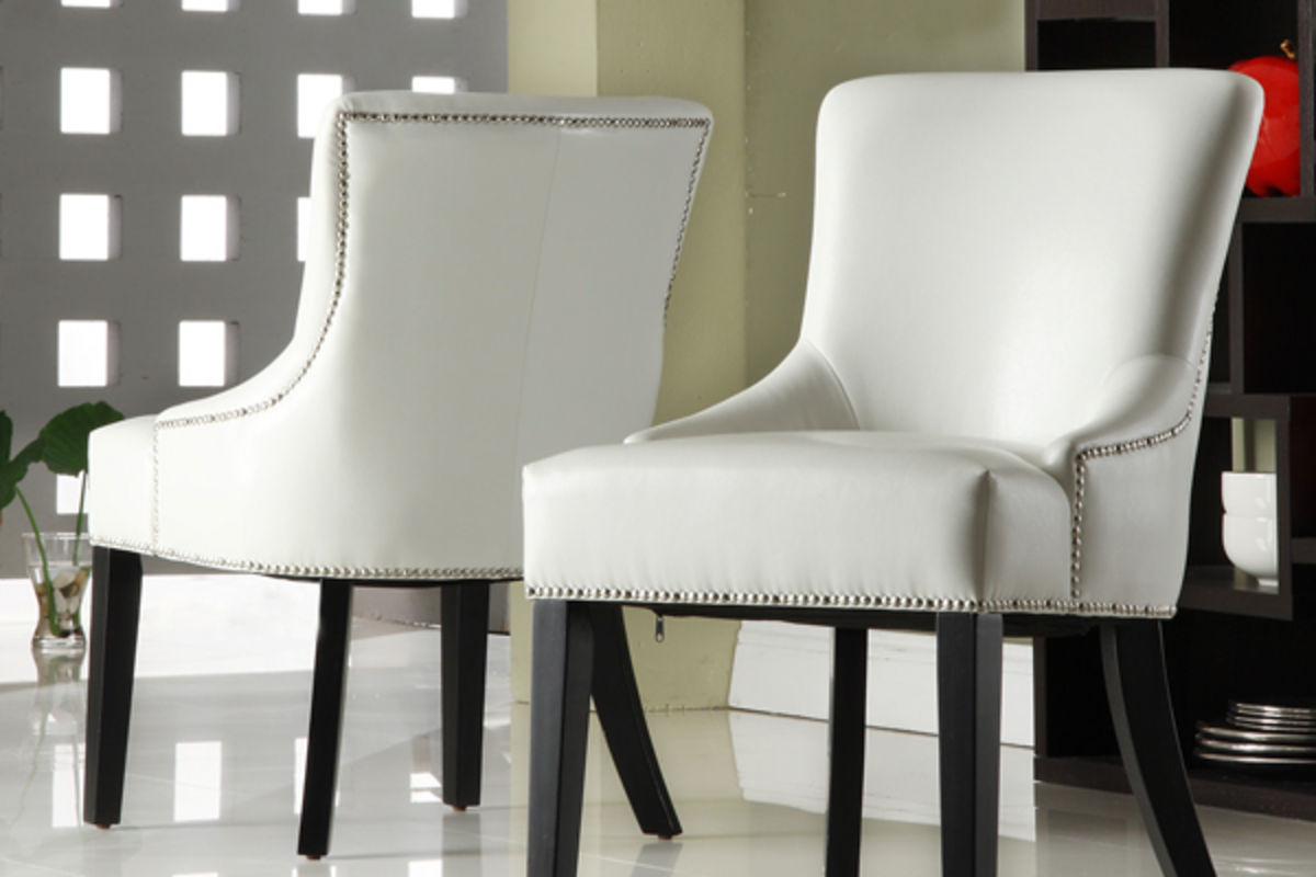 Simone White Chairs QTY2 at GardnerWhite