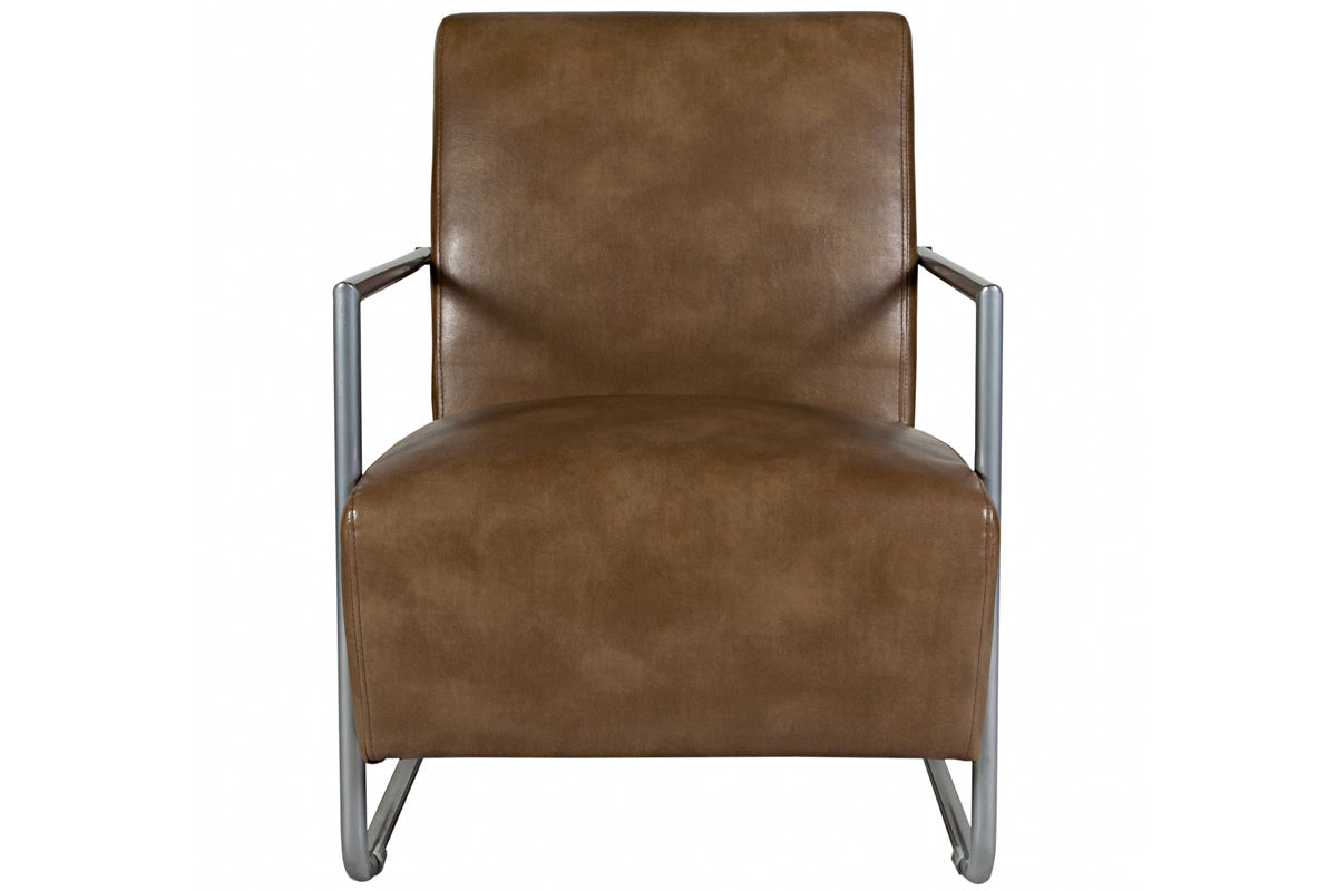 Roscoe Chocolate Brown Arm Chair at GardnerWhite