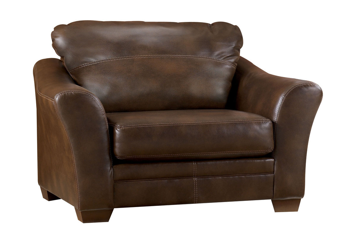 Barclay Oversized Leather Chair at GardnerWhite