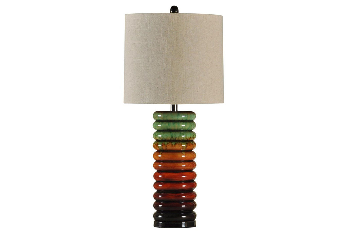 Multicolor Ceramic Table Lamp at GardnerWhite