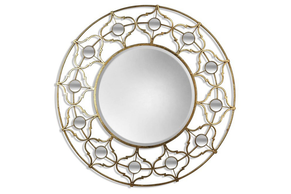 Round Bohemian Chic Mirror at GardnerWhite