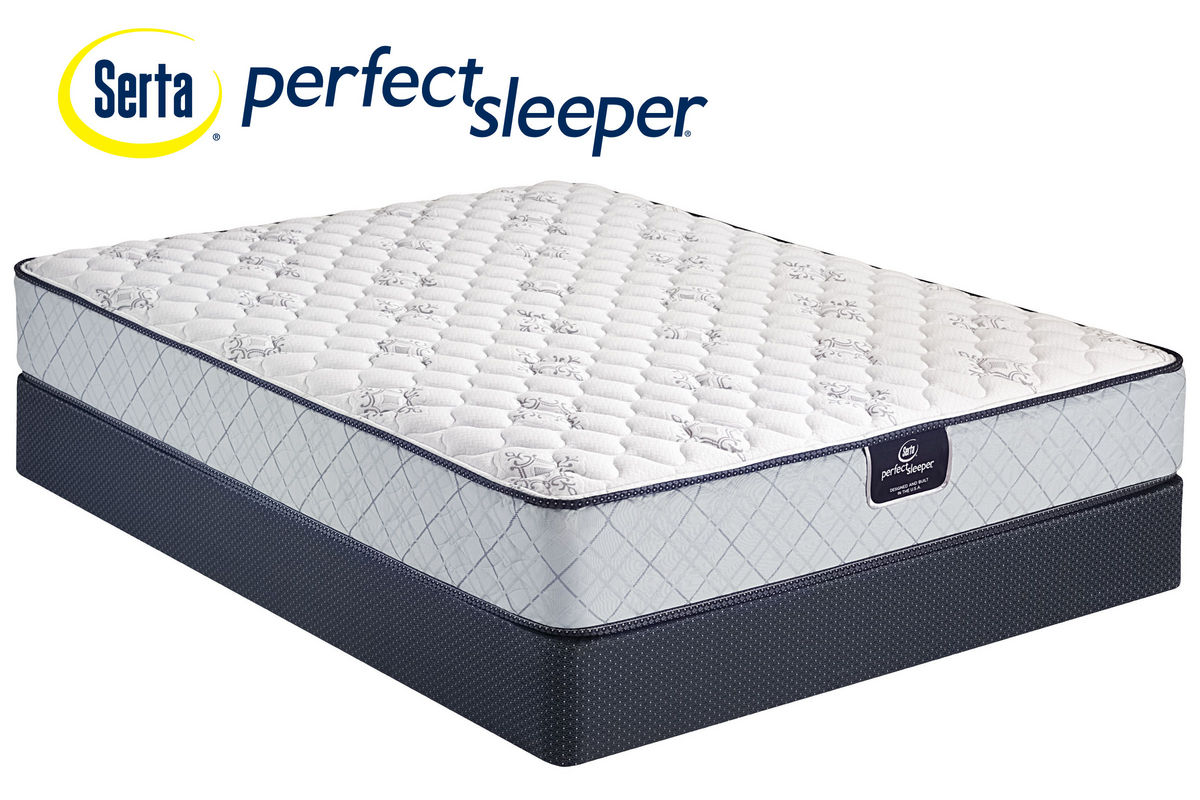 serta perfect sleeper fitzpatrick pillowtop firm queen mattress