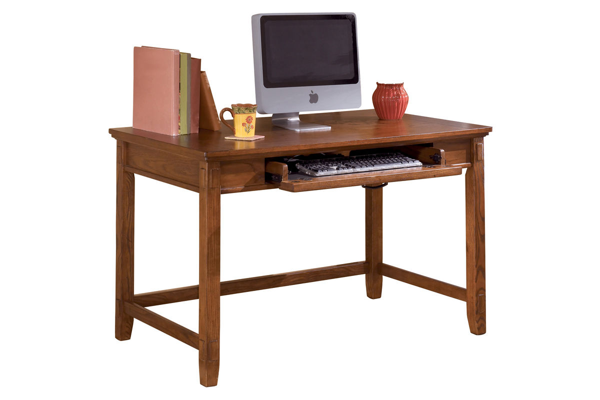 Cross Island Home Office Small Leg Desk by Ashley at GardnerWhite