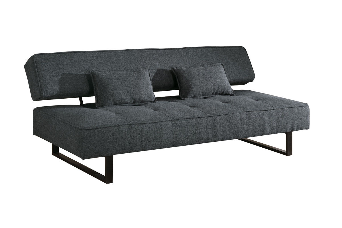 Grey Contemporary Armless Futon 300137 at GardnerWhite