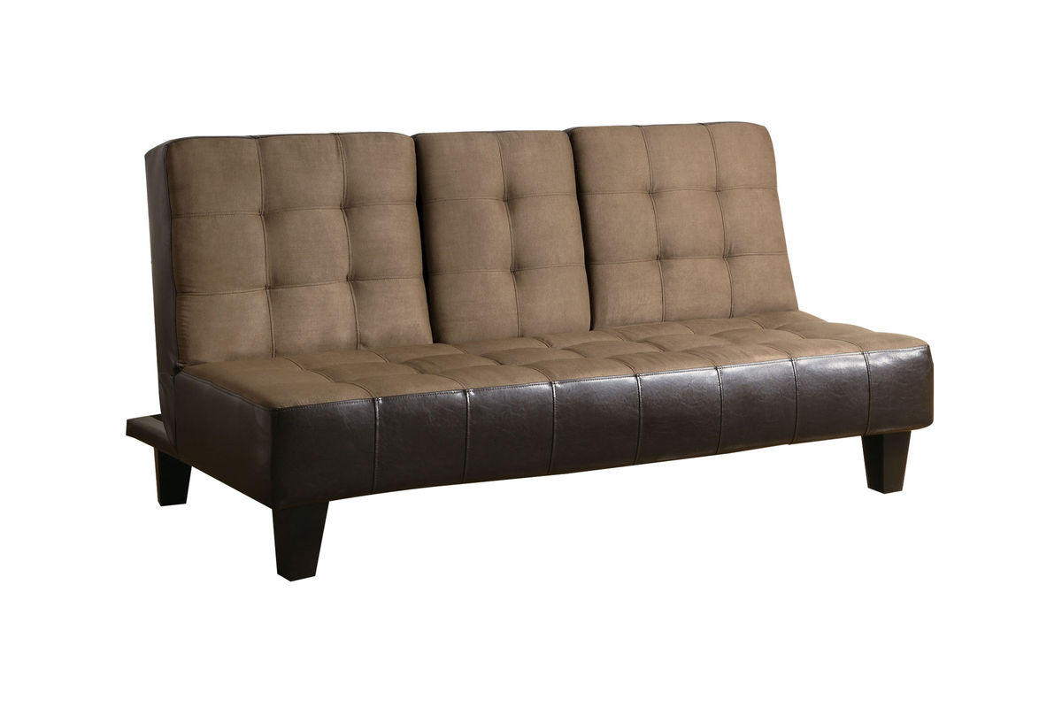 TwoTone Microfiber Futon 300237 at GardnerWhite