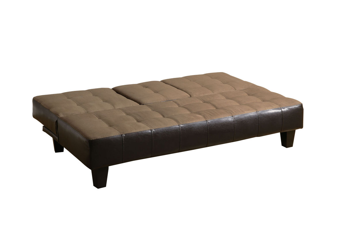 TwoTone Microfiber Futon 300237 at GardnerWhite