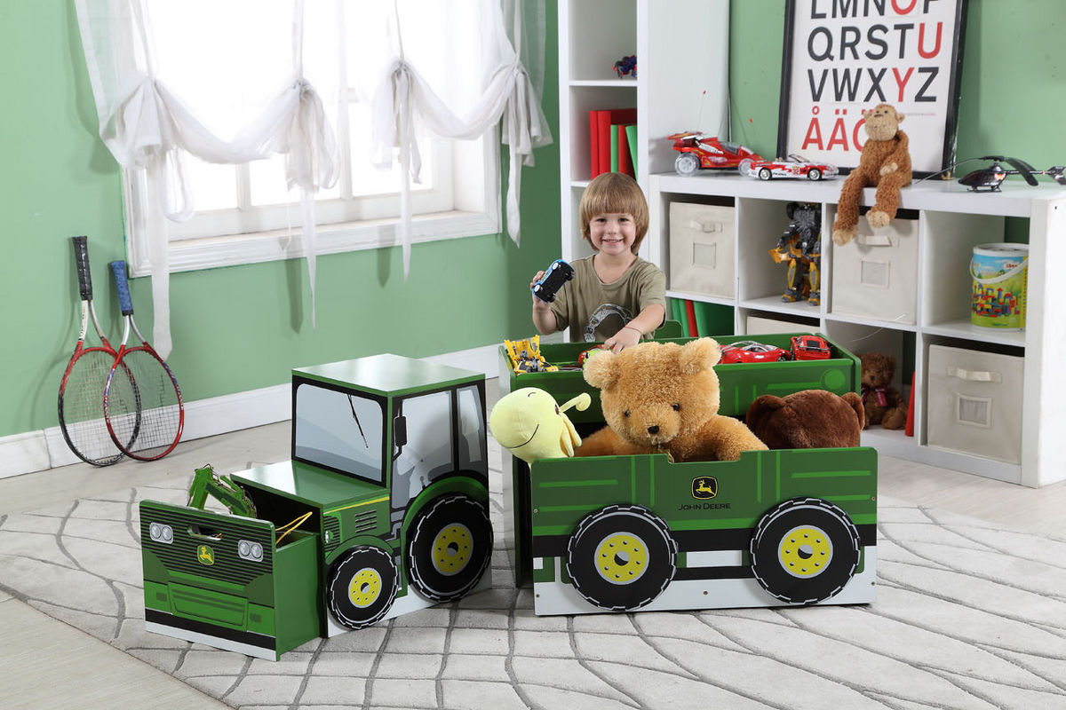 John Deere Tractor Toy Box Set at GardnerWhite