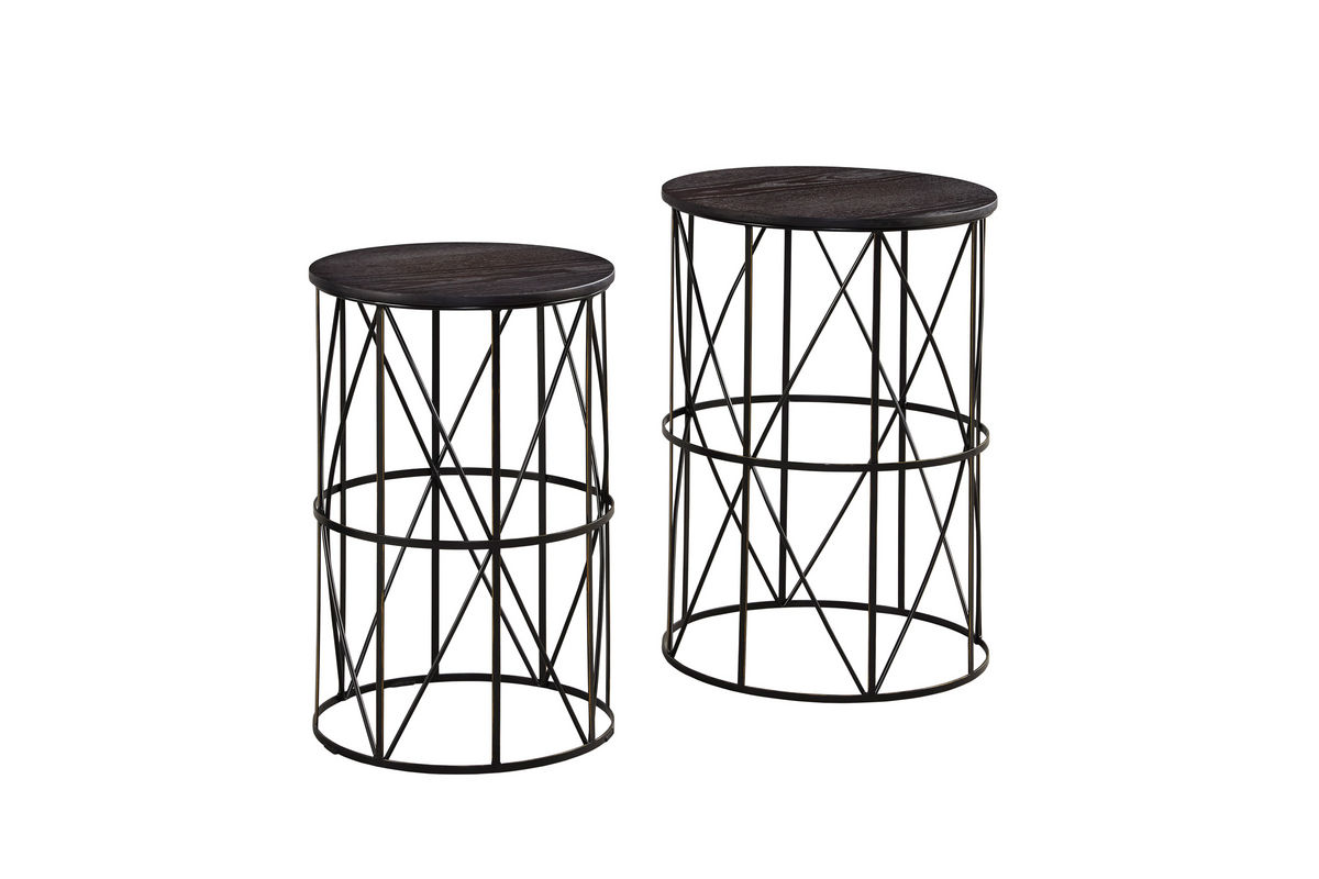 Marxim Nesting End Tables by Ashley Bronze at GardnerWhite