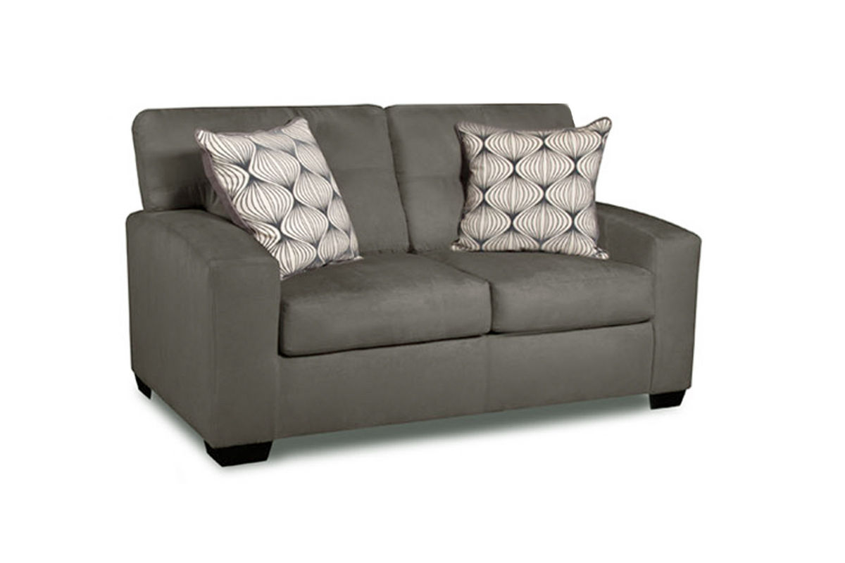 Dolphin Microfiber Loveseat at GardnerWhite