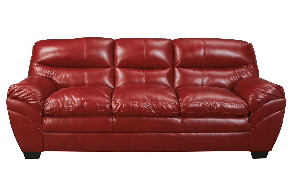 Carlton Bonded Leather Sofa at Gardner-White