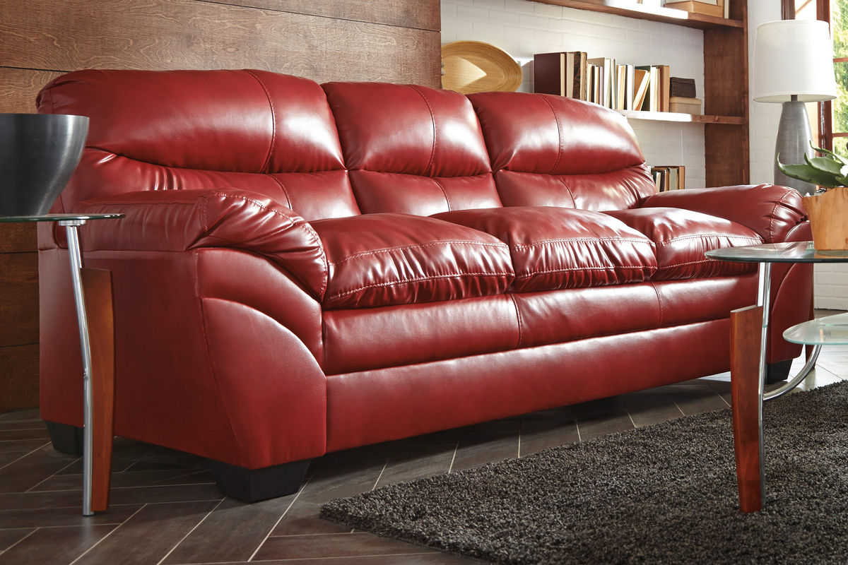 bonded leather sofa afw