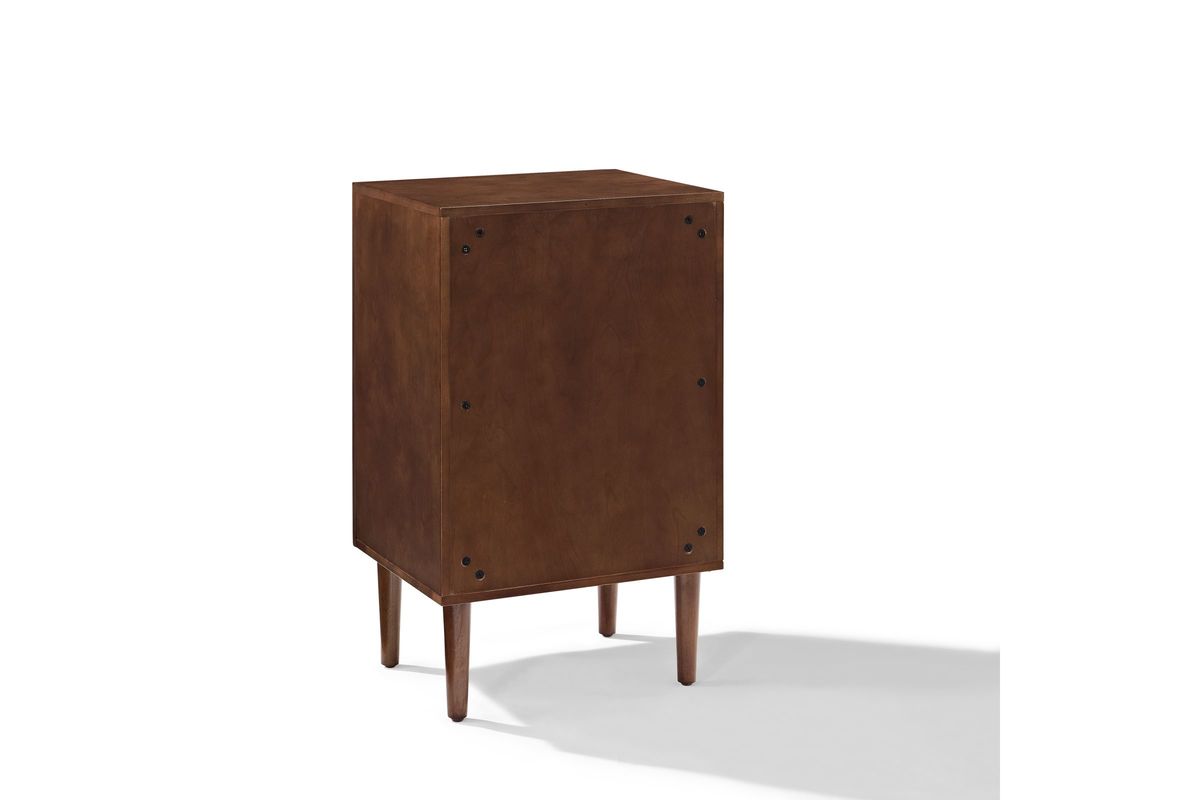 Everett Record Player Stand in Mahogany by Crosley at GardnerWhite