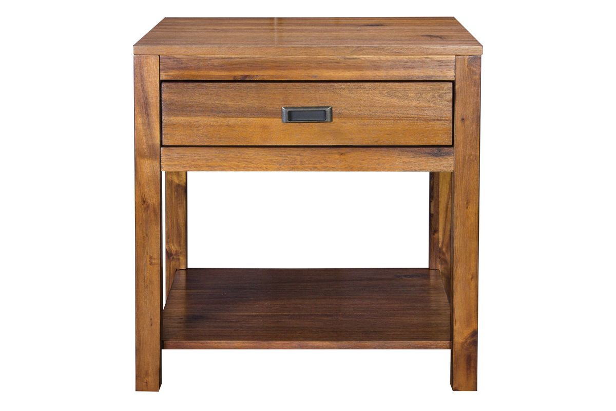 Brown End Table at GardnerWhite