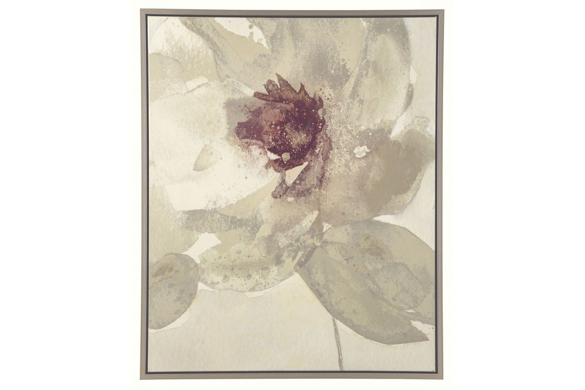 Odam Wall Art in Taupe, Gray, Purple and White by Ashley