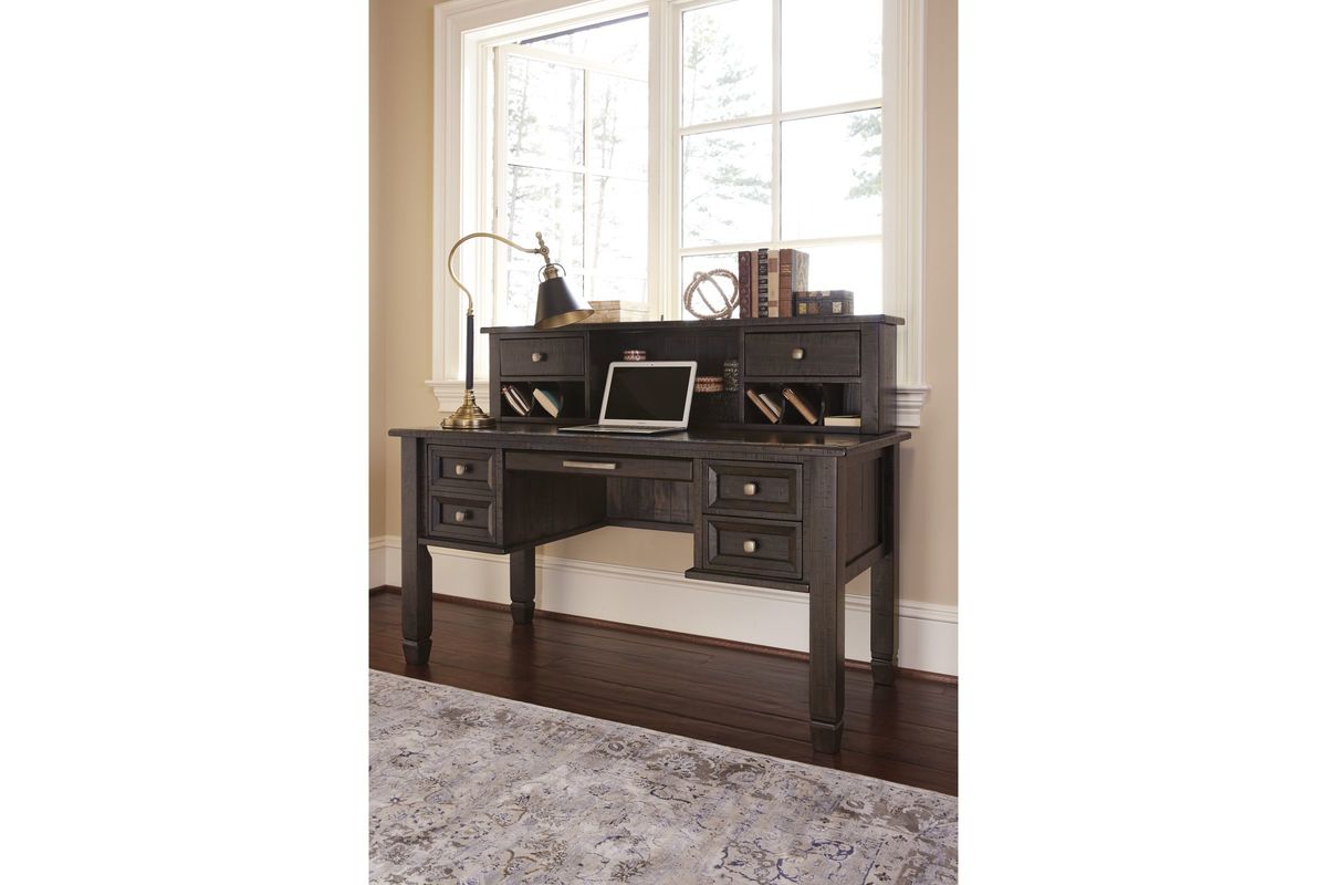 Townser Home Office Desk Hutch in Grayish Brown by Ashley Hutch Only
