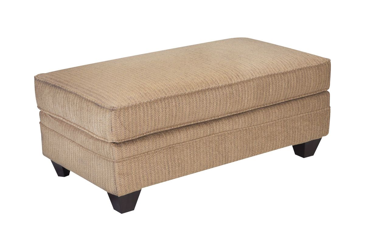 Suede Chenille Ottoman at GardnerWhite
