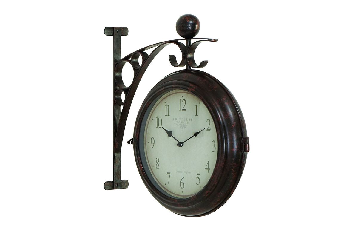 Old World Charm Extended Wall Clock at GardnerWhite
