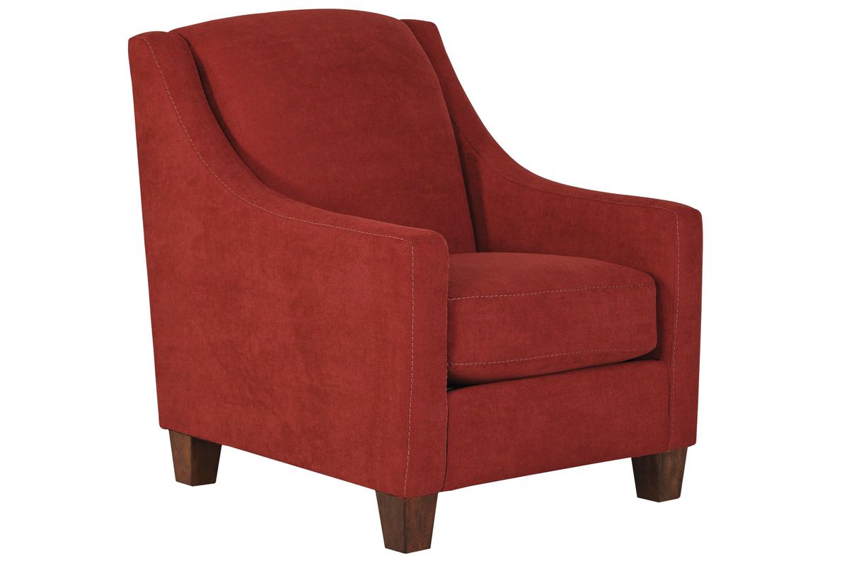 Red Malo Accent Chair at Gardner-White