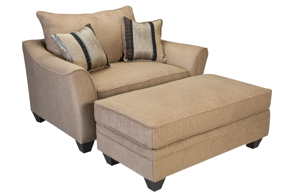 Suede Chenille Sofa, Loveseat Chair & Ottoman at GardnerWhite