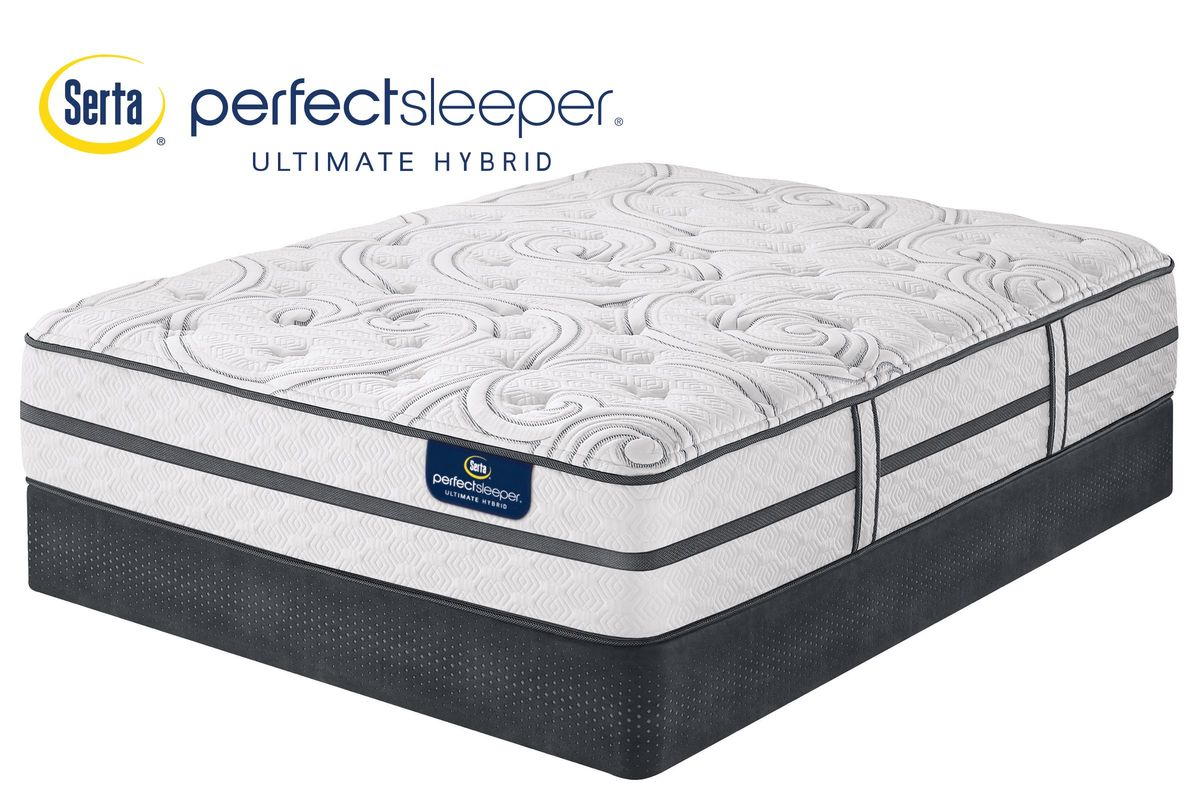 serta perfect sleeper chasefield plush eurotop queen mattress