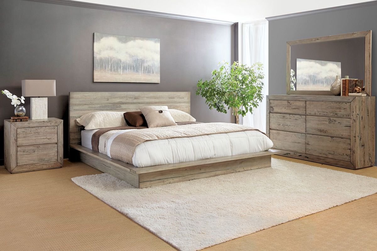 Renewal Reclaimed Wood Queen Bed at GardnerWhite