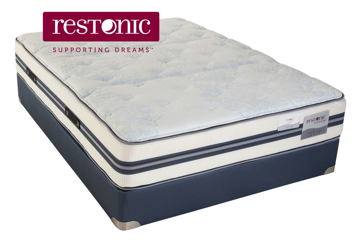 restonic comfort care viva plush mattress queen