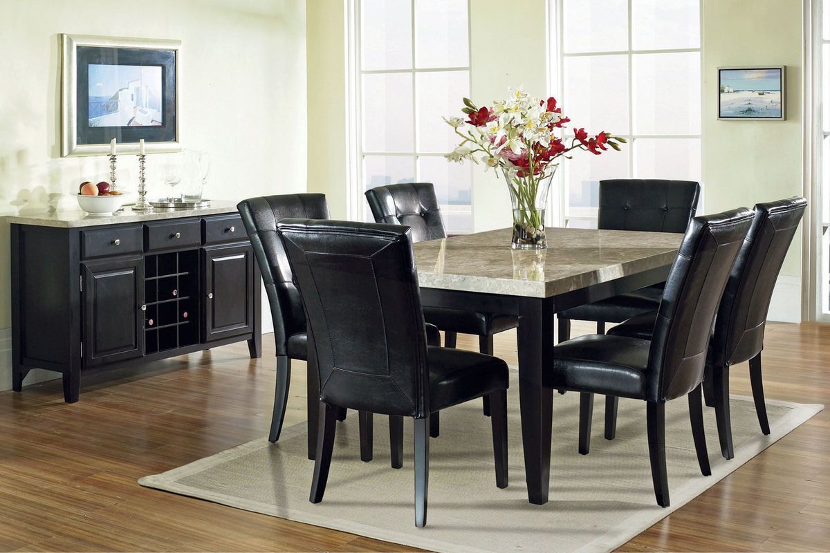 dining room table with 6 chairs