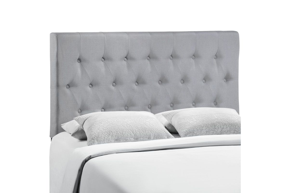 Clique King Headboard in Sky Grey by Modway at GardnerWhite