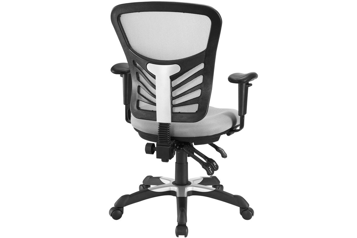 Articulate Mesh Office Chair in Grey by Modway at Gardner-White