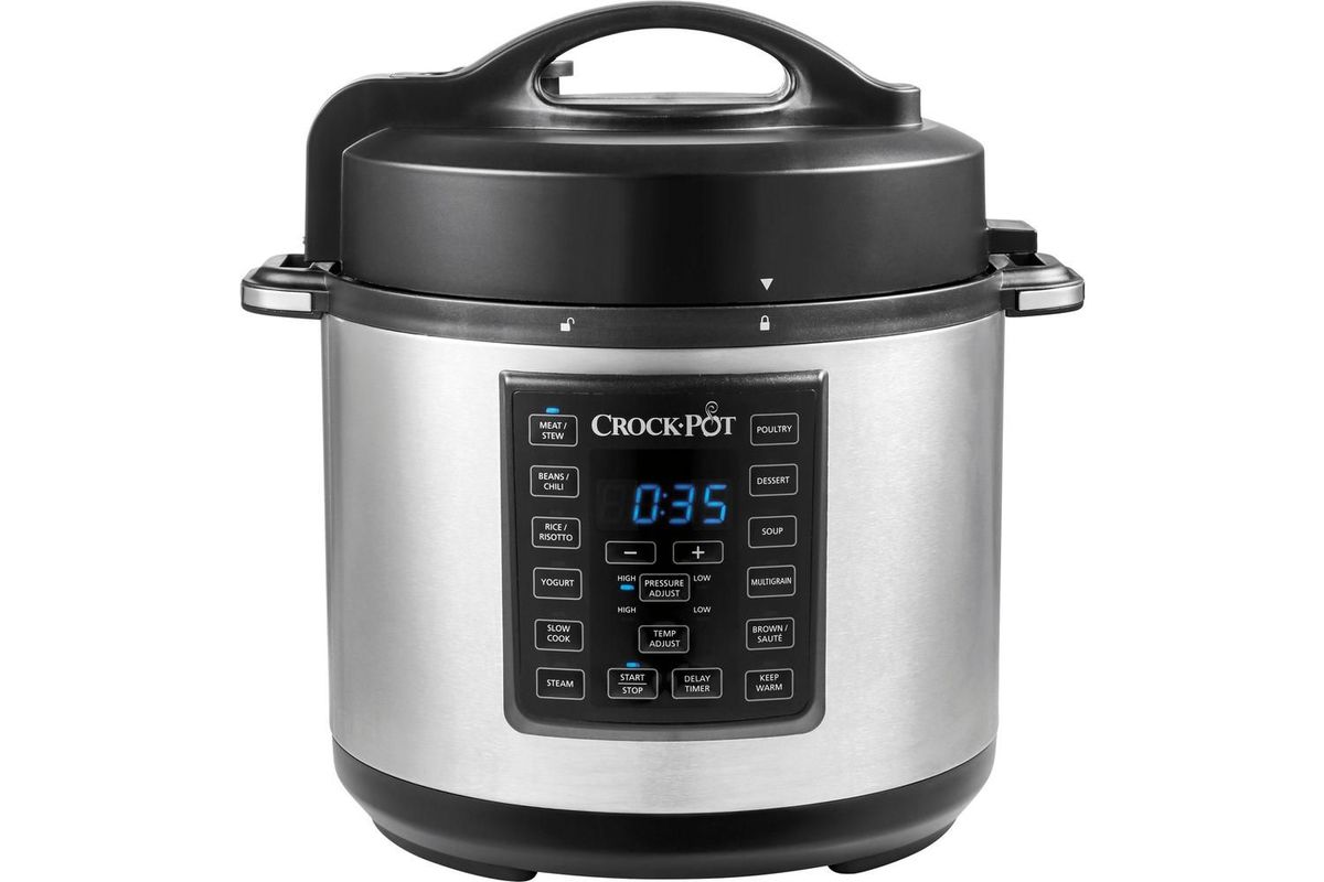 Crock-Pot Express Crock SCCPPC600-V1 Multi Cooker Stainless Steel with ...