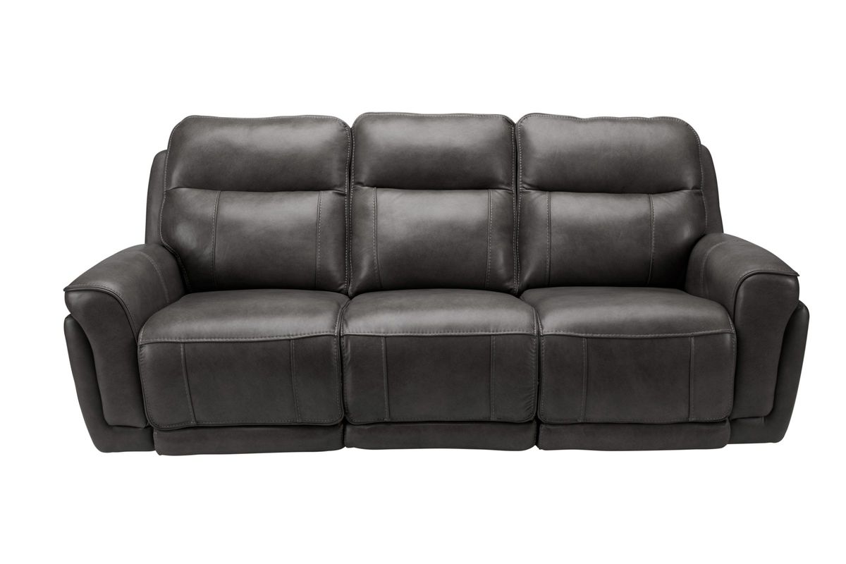 harrison power recline leather sofa