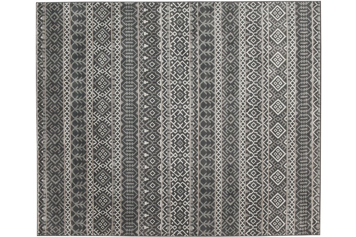 Jai Black & Tan 5x7 Area Rug at GardnerWhite