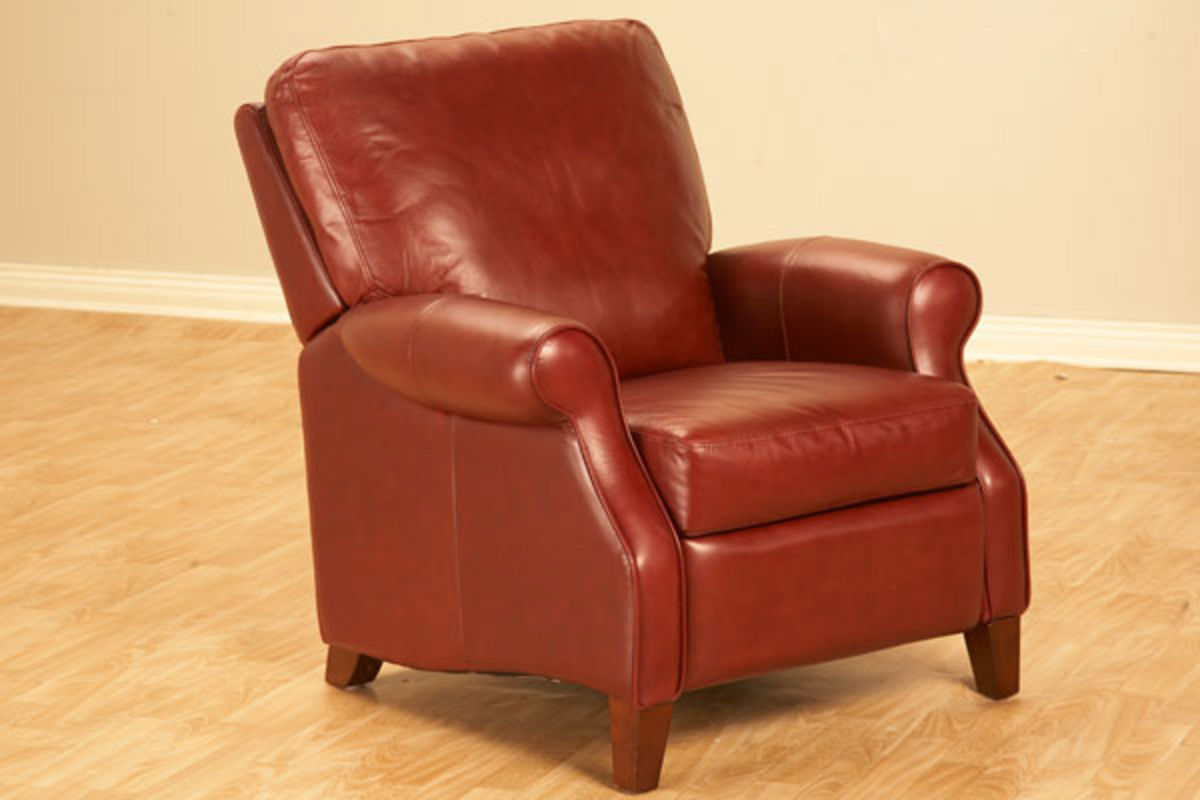 Belmont All Leather Recliner at GardnerWhite