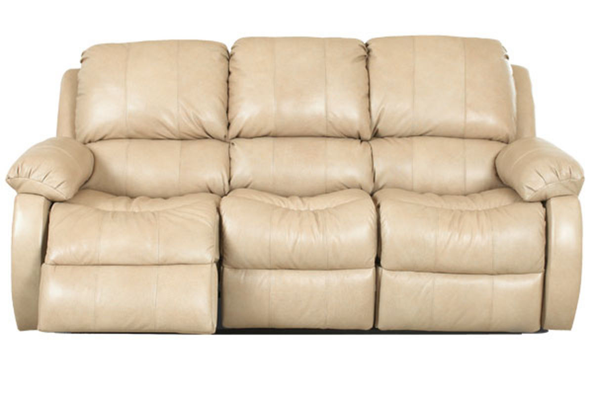 Macon Leather Reclining Sofa at GardnerWhite