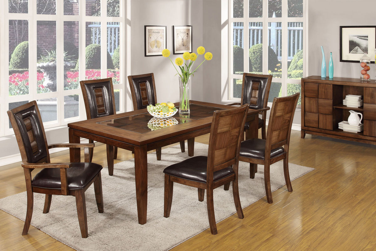 Samba Dining Set with 4 Side Chairs & 2 Arm Chairs at GardnerWhite