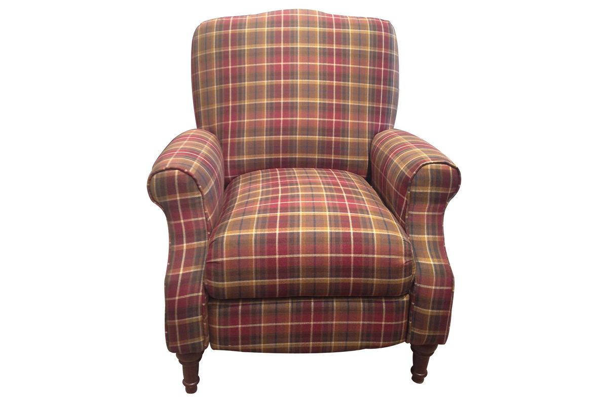 Dory Plaid Accent Recliner at GardnerWhite