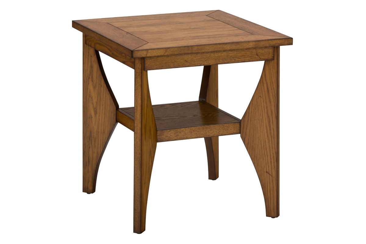 Honey Oak End Table at GardnerWhite
