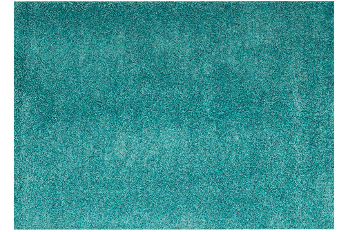Domino Teal Shag Area Rug at Gardner-White