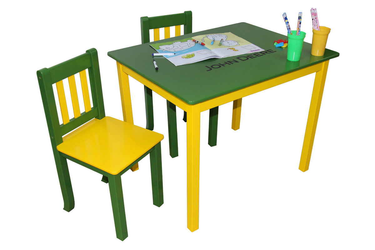 John Deere Table Chair Set In Green Kangaroo Trading Co with regard to john deere table and chair set pertaining to Desire