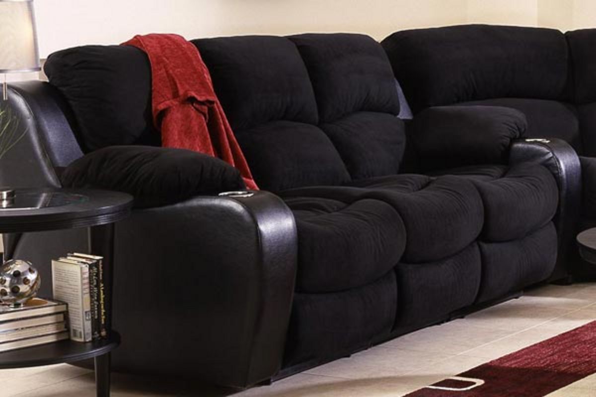 Vanti 3Piece Microfiber Reclining Sectional at GardnerWhite