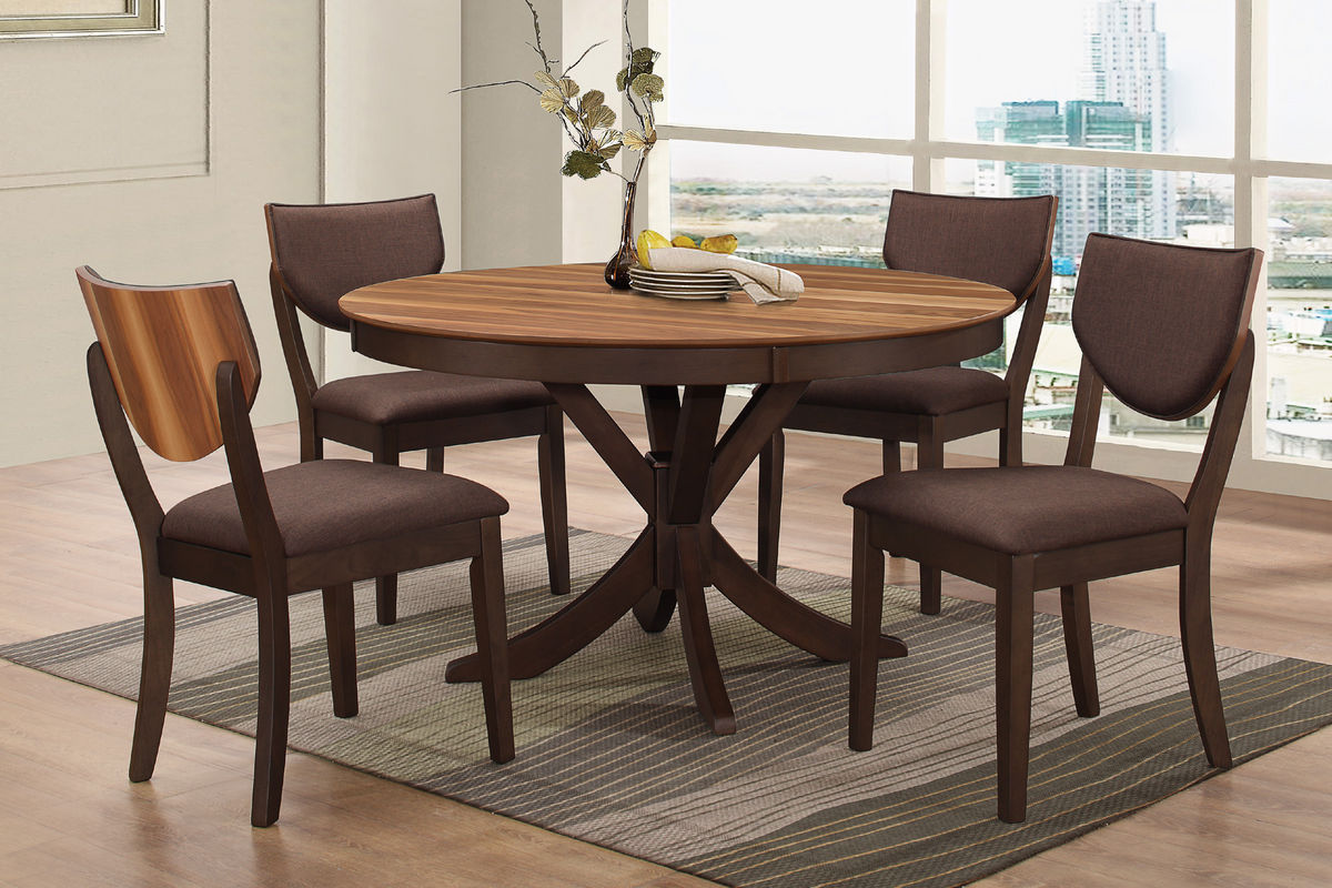 Simple Round Dining Table Set For 4 for Simple Design