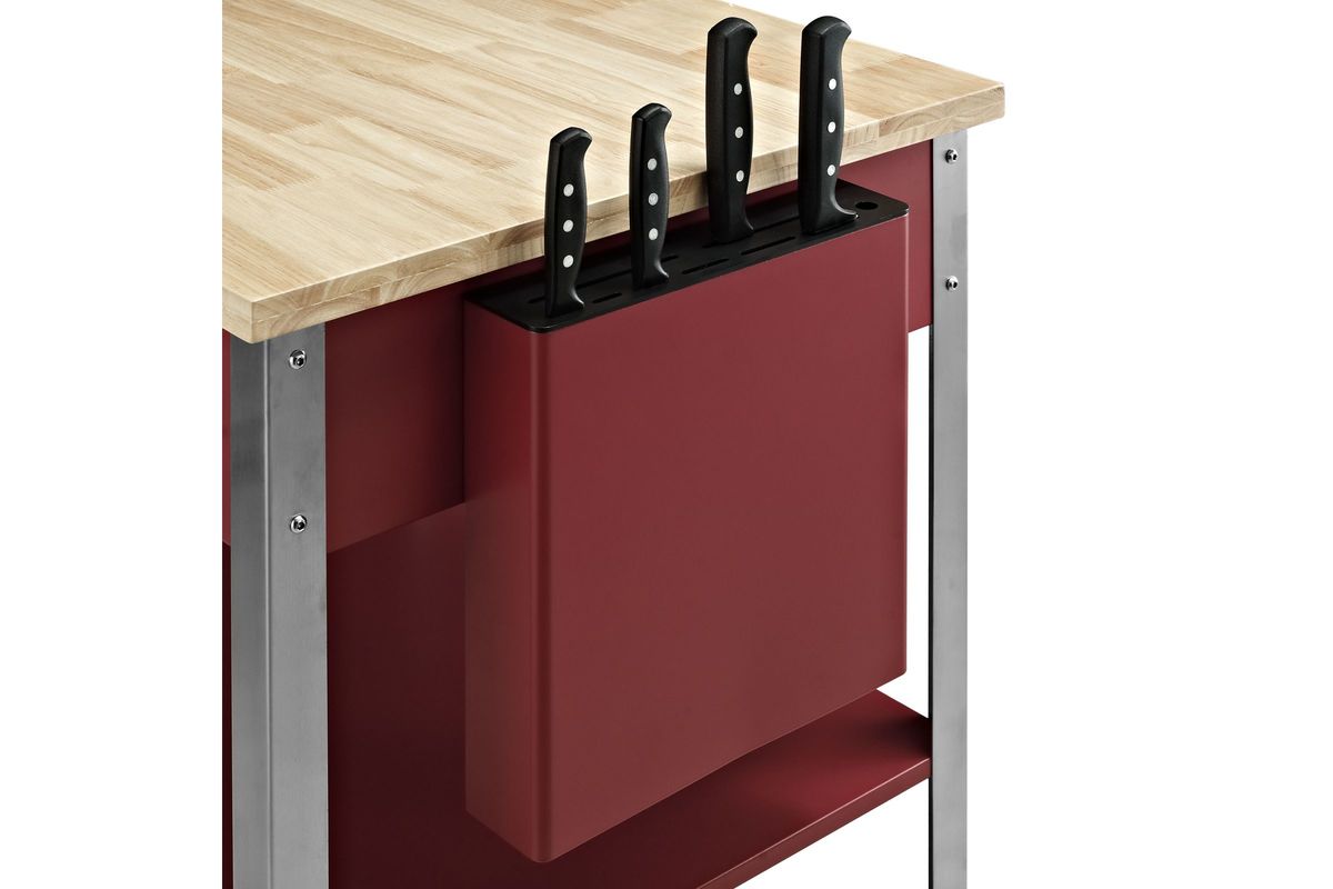 Simple Crosley Furniture Culinary Prep Kitchen Cart for Small Space