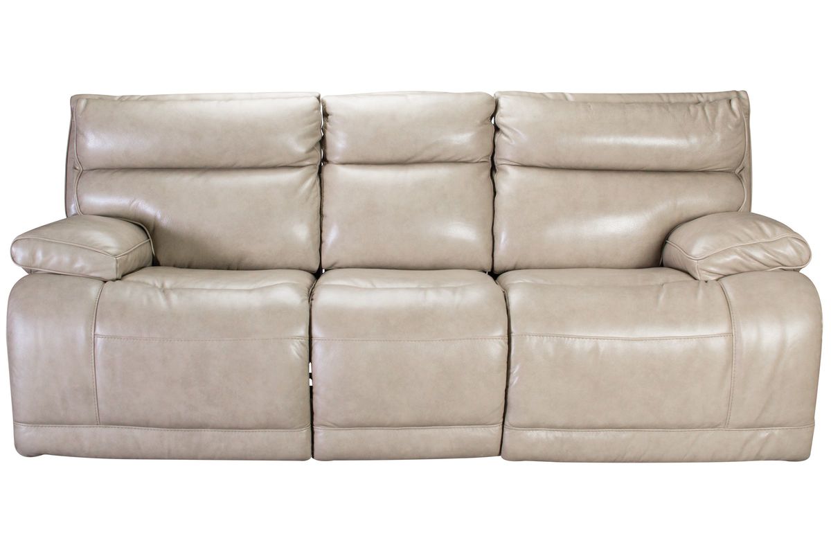 austin leather power reclining sofa