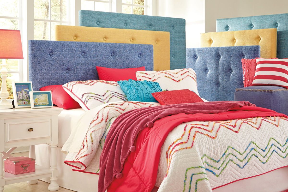 Yellow Twin Headboard by Ashley at GardnerWhite