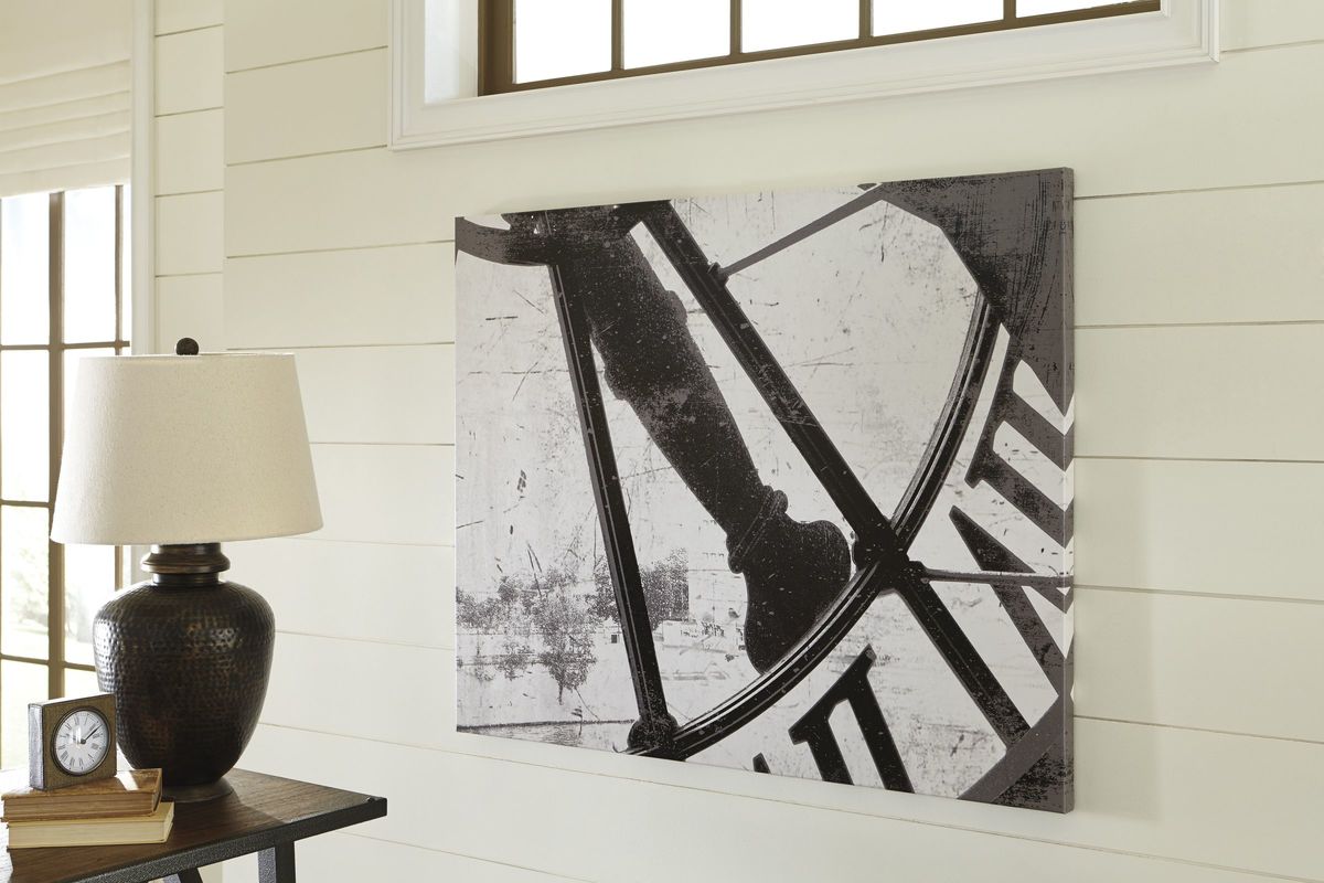 Dyen Wall Art in Black/White by Ashley at GardnerWhite